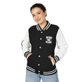 Letterman Jacket - Red & White Varsity Jacket with 'It's A Love Thing' Sleeve Text