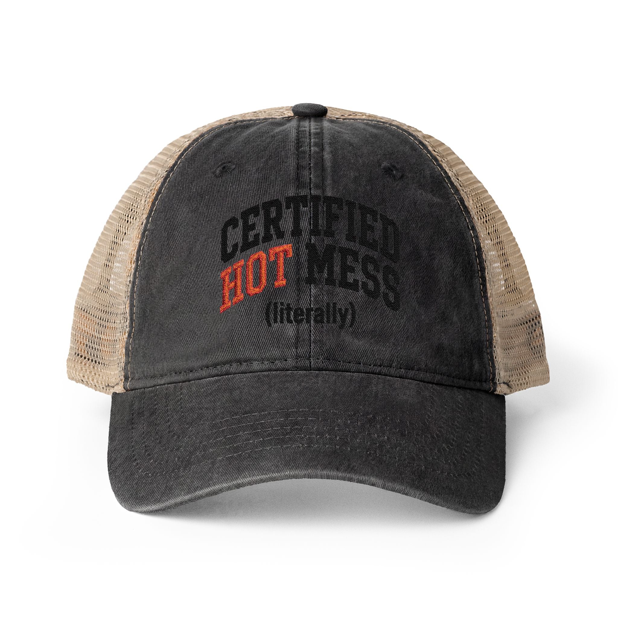 Women's Washed Mesh-Back Cap
