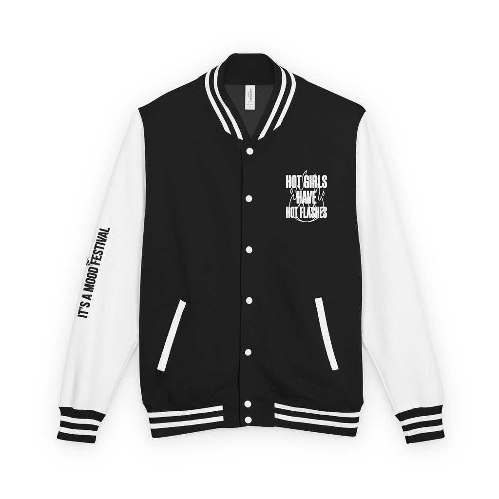 Letterman Jacket - Red & White Varsity Jacket with 'It's A Love Thing' Sleeve Text