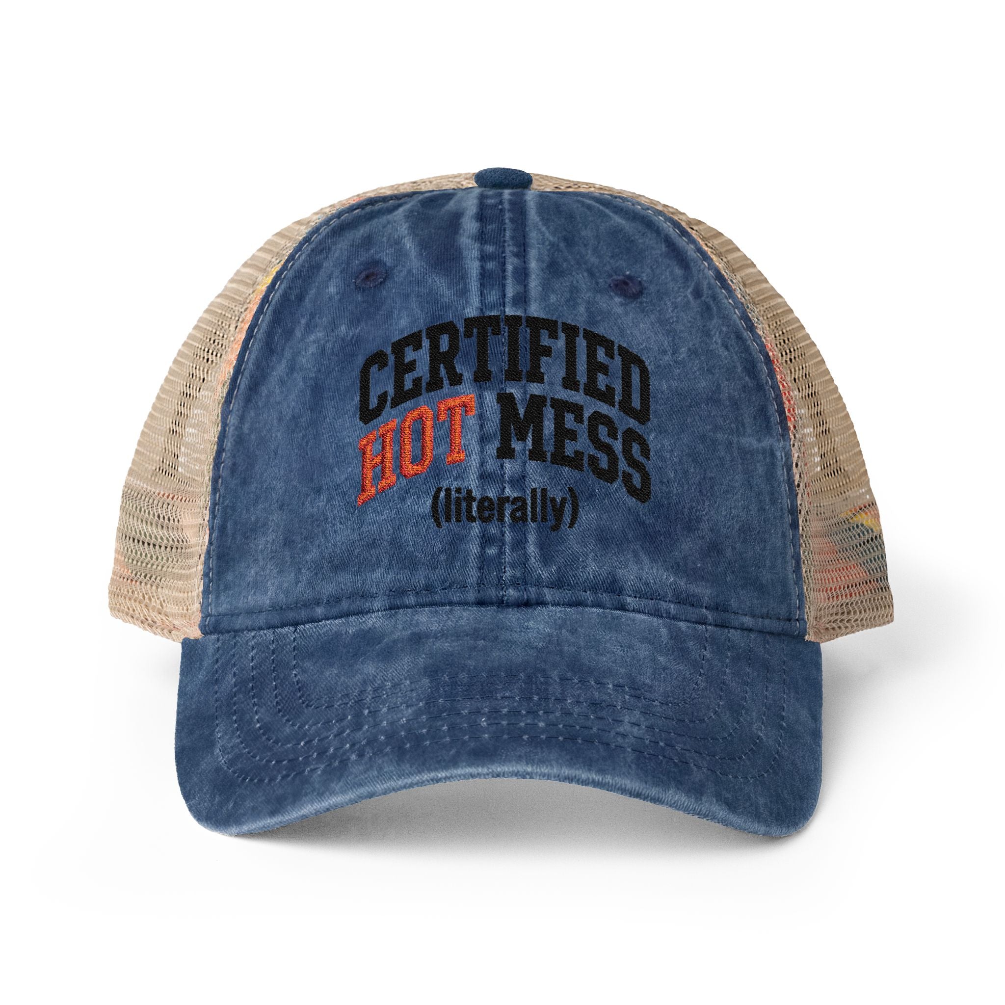Women's Washed Mesh-Back Cap
