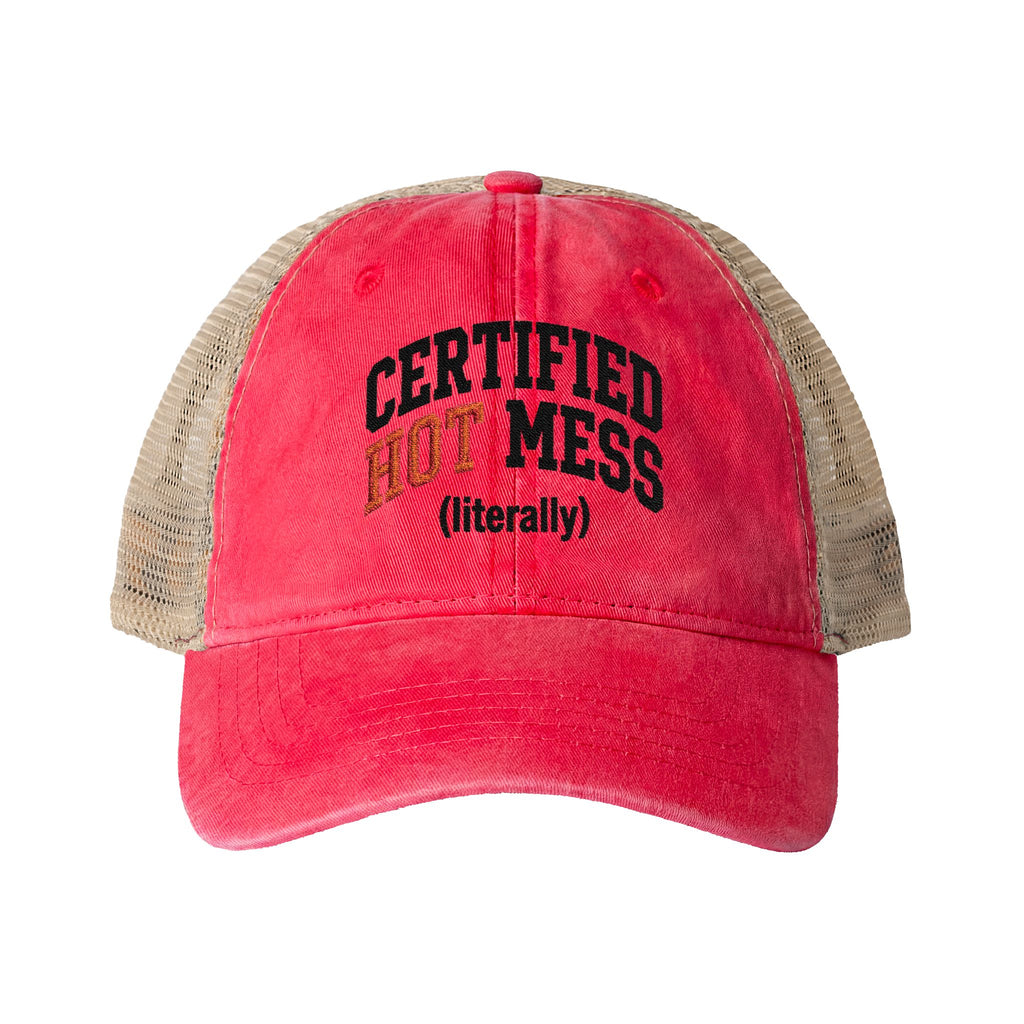 Women's Washed Mesh-Back Cap